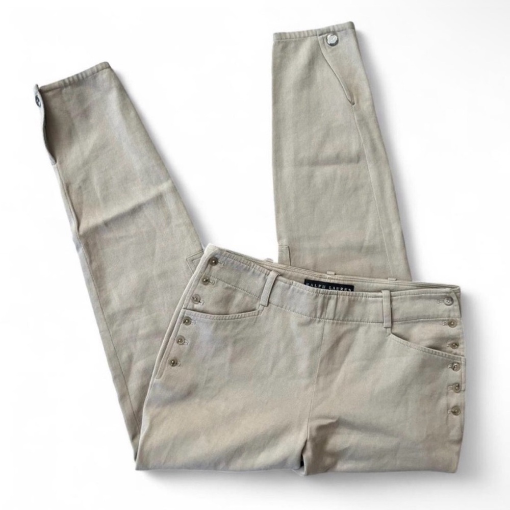 💕🍭3for1 price  Ralph Lauren  black label Tan Pants Waist28  and Hue leggings XS